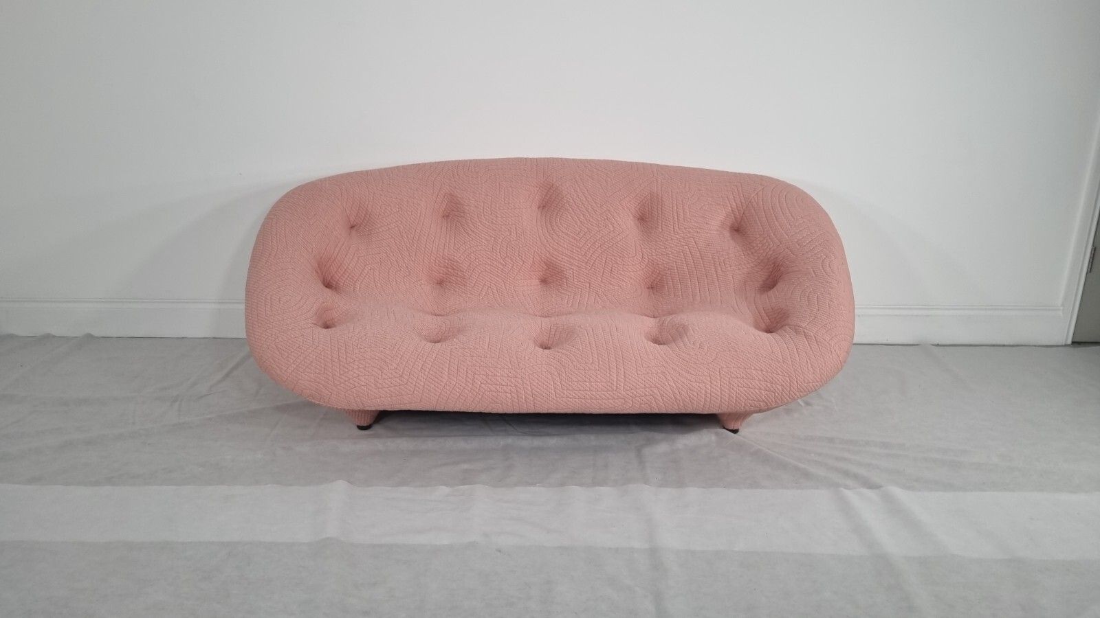 Ligne Roset Ploum Sofa In Appa Poncho Fabric In Mint Condition