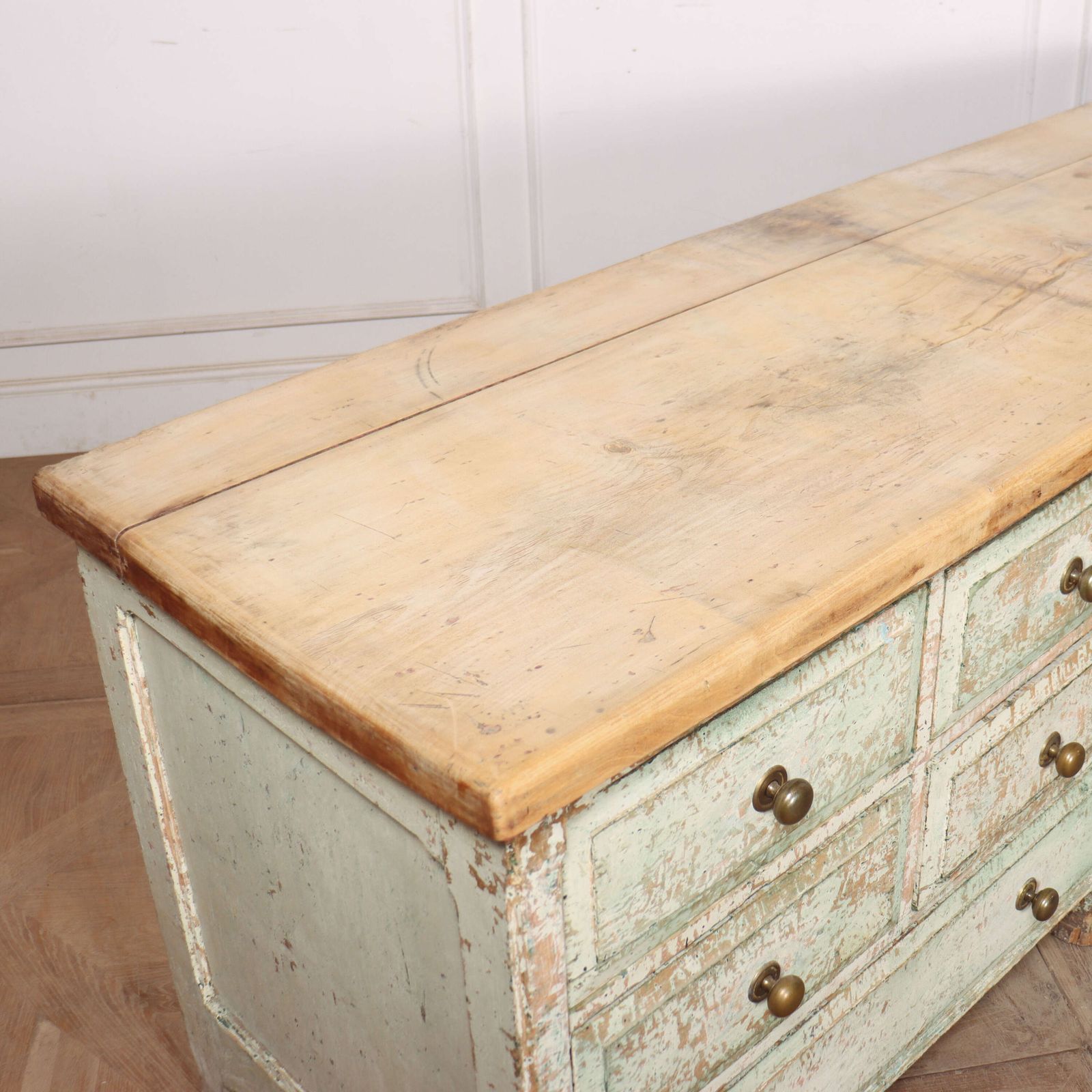 photo vintage English Country House Dresser Base