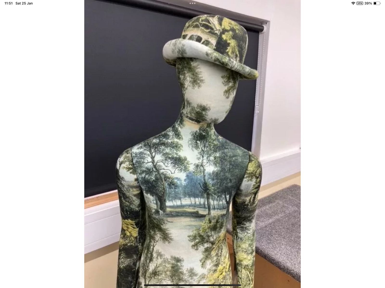 Male Full Body Mannequin   Textile Art photo for sale