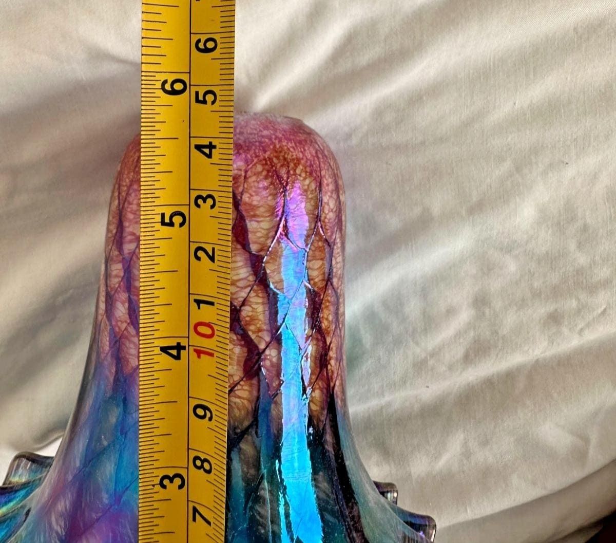 Lighting Vintage John Ditchfield Glasform Iridescent Light Shade photo