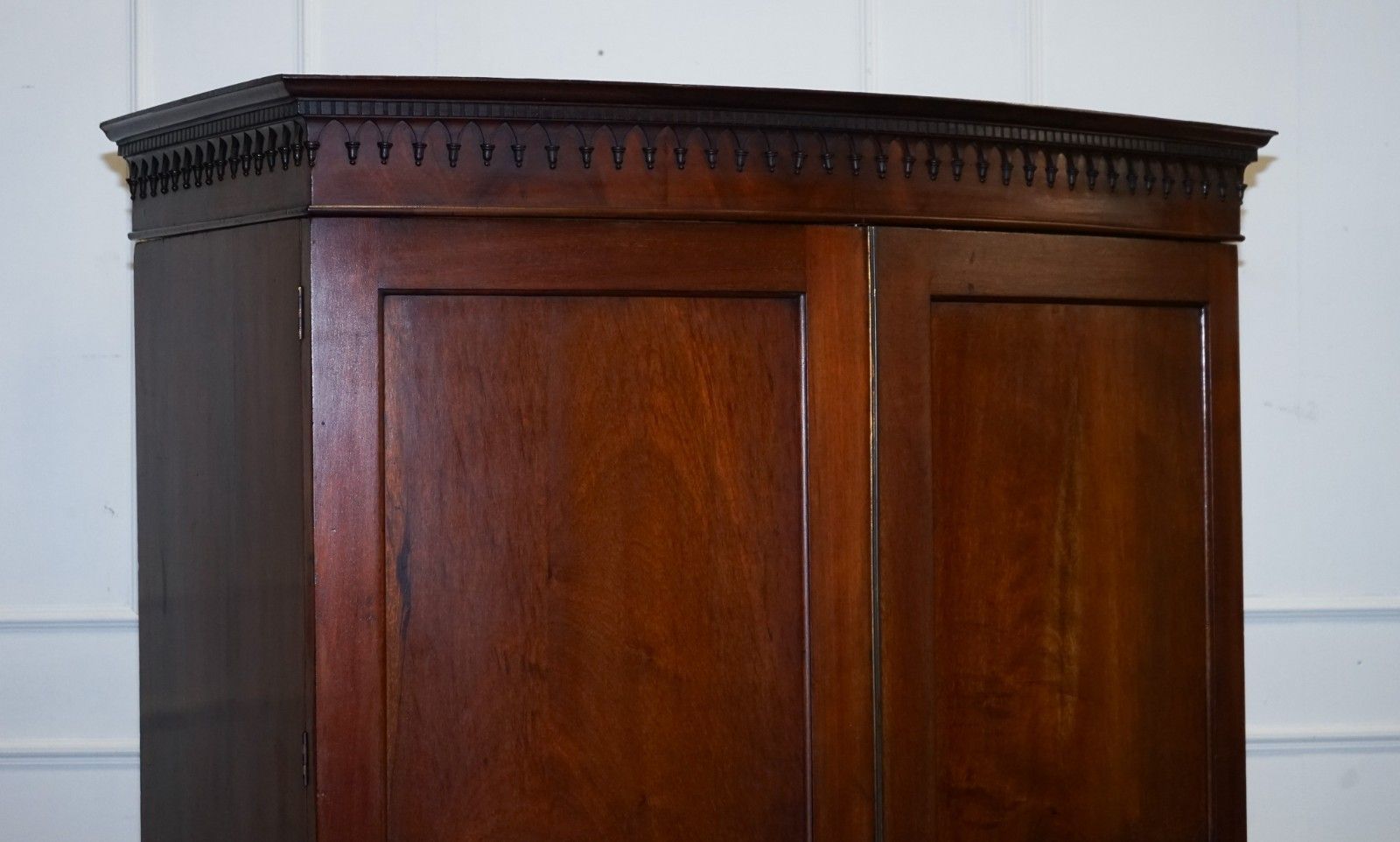 Antique English George III Linen Press Converted To Wardrobe photo for sale