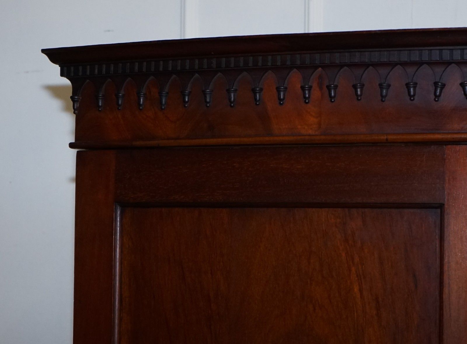 Antique English George III Linen Press Converted To Wardrobe photo vinterior