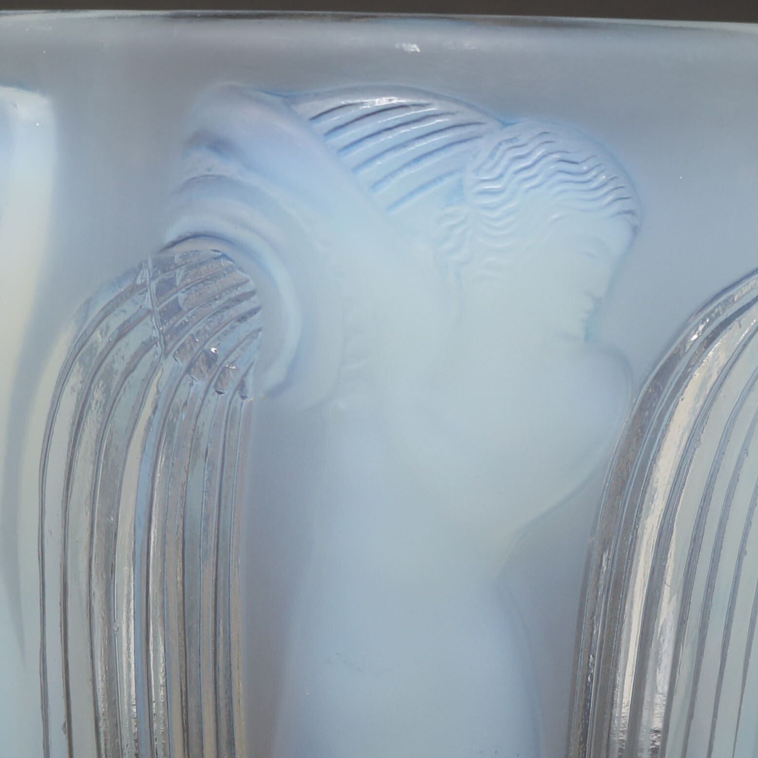 Rene Lalique Opalescent Glass Danaides Vase photo 8565.0