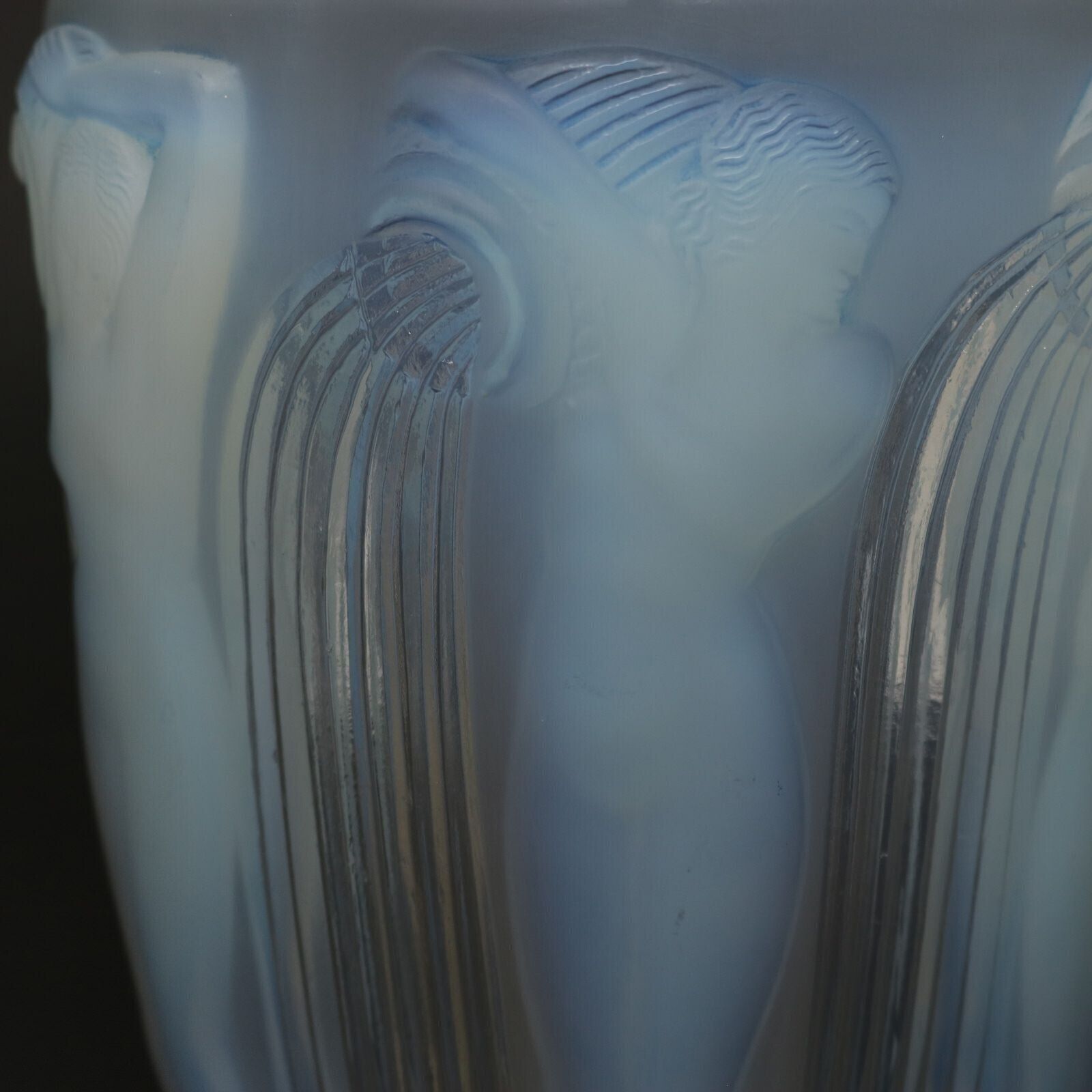 Rene Lalique Opalescent Glass Danaides Vase photo vinterior