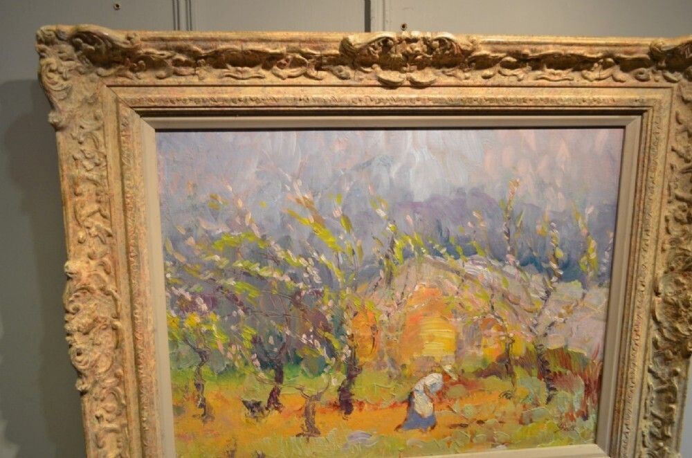 photo furniture Beautiful Oil On Panel By Jeffrey Pratt Born 1940