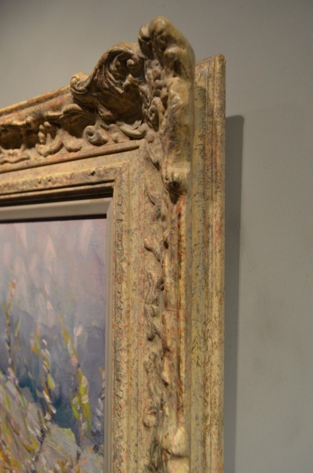 photo vintage Beautiful Oil On Panel By Jeffrey Pratt Born 1940