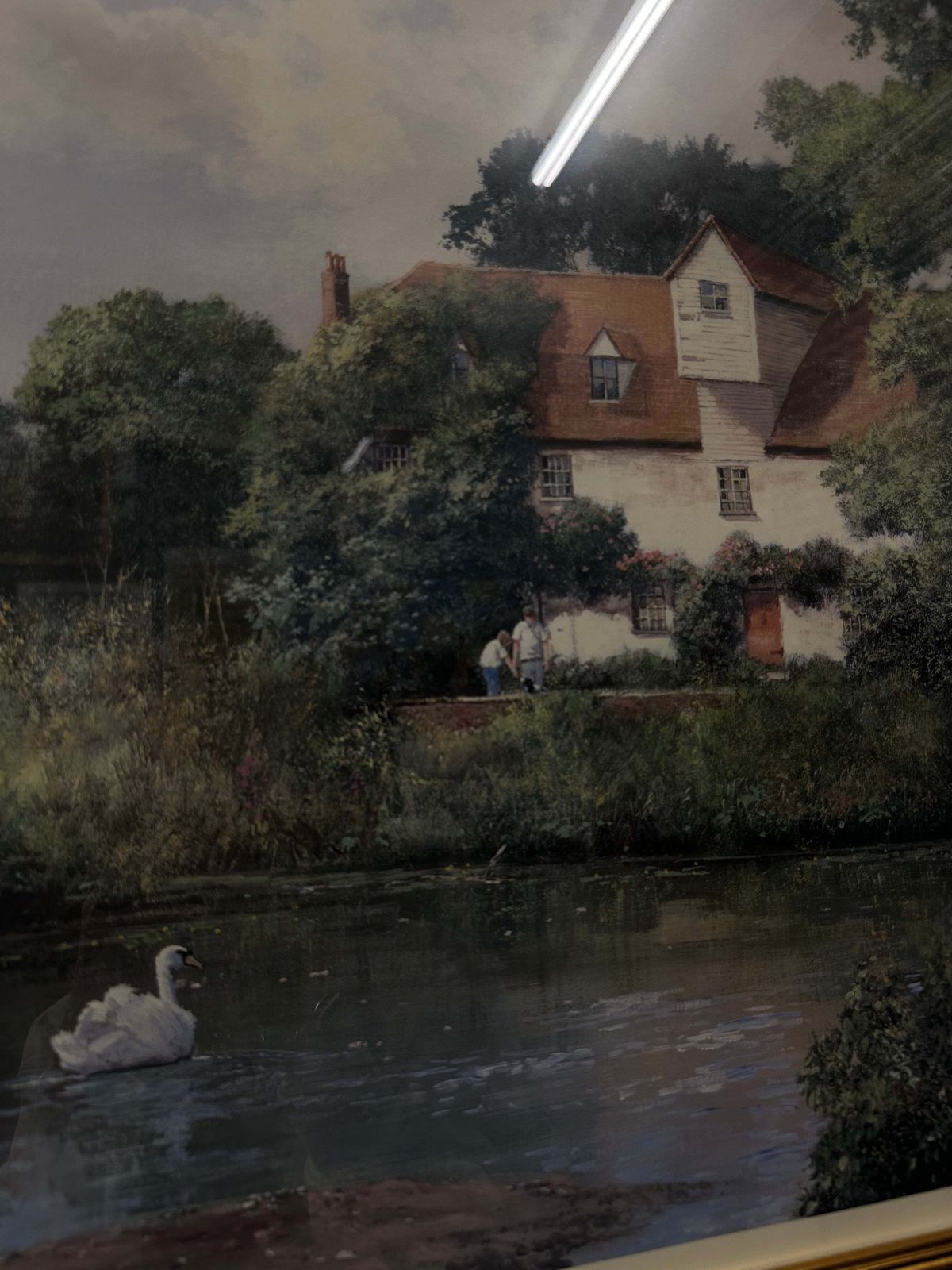 Clive Madgwick Rba 'Brundon Mill' Framed Print – Suffolk Pastoral, Late 20th C. photo furniture