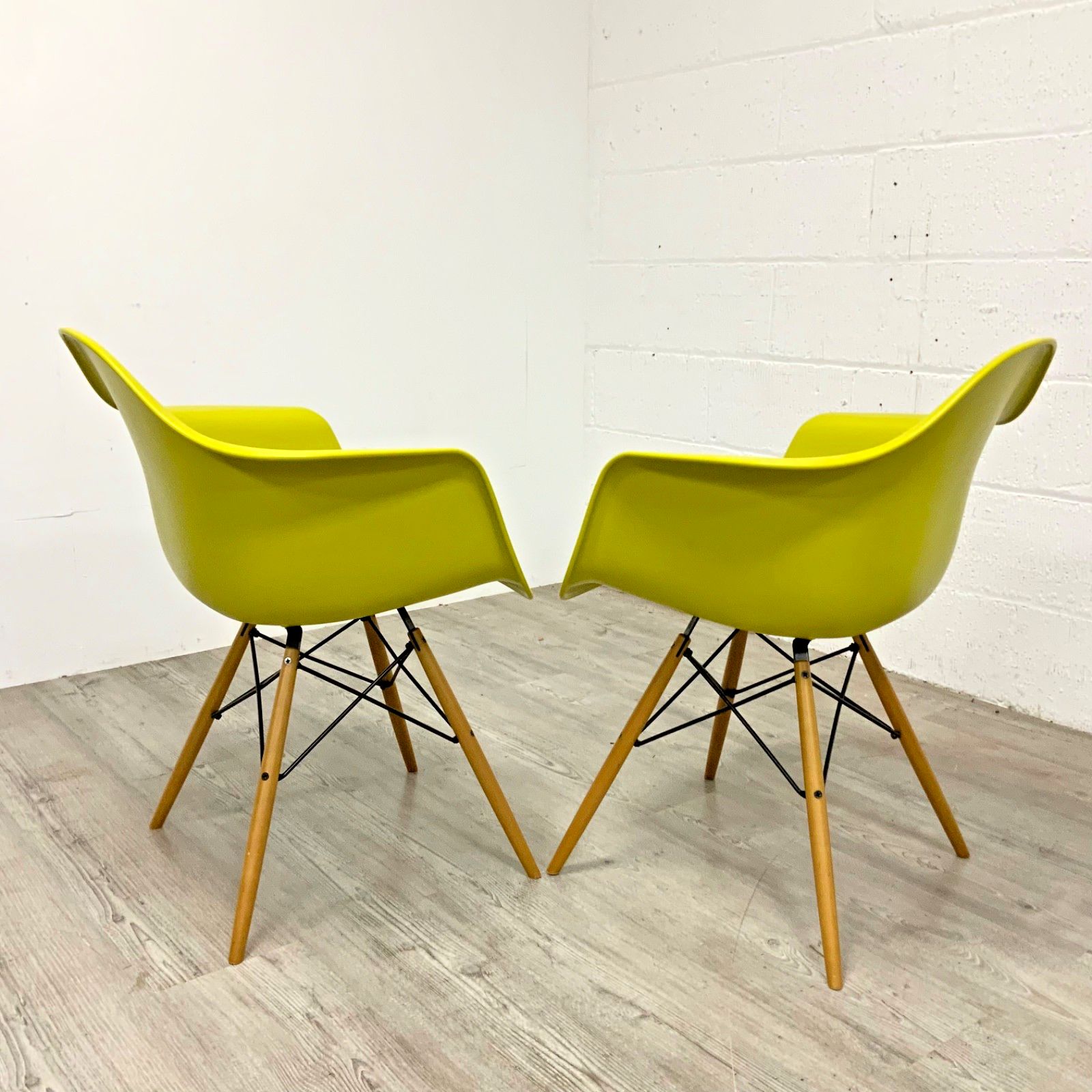 A Pair Of Genuine Charles Eames Daw Chairs For Vitra photo 795.0