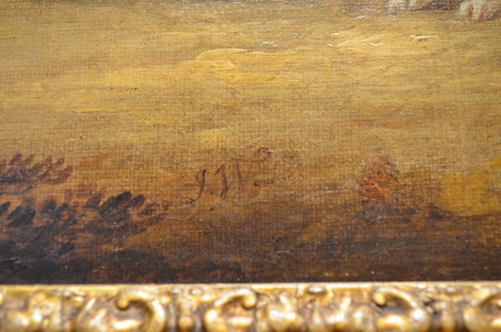 photo vinterior Fabulous Oil Painting Of Fighting Dogs By James Ward Ra 1769   1859