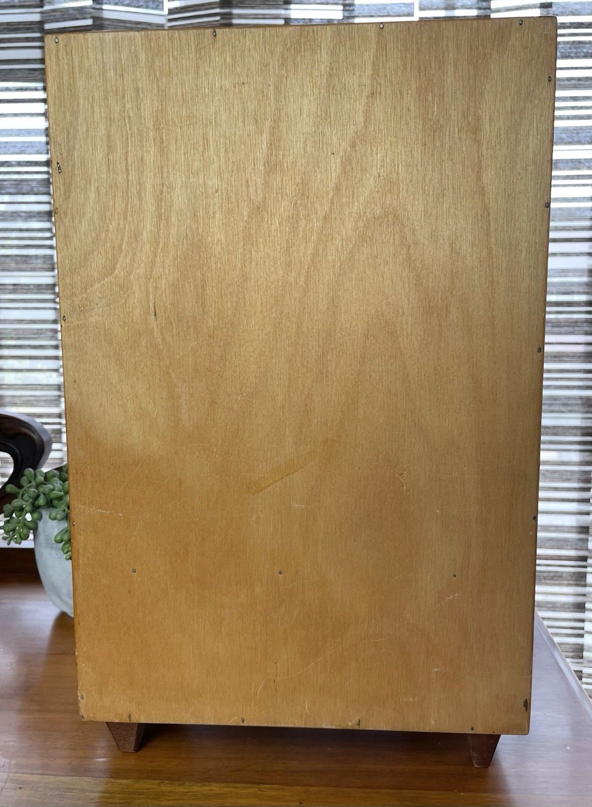 Small Apprentice Piece Size Mid Century Teak Wardrobe With Drawer & Coat Hangers photo Furniture