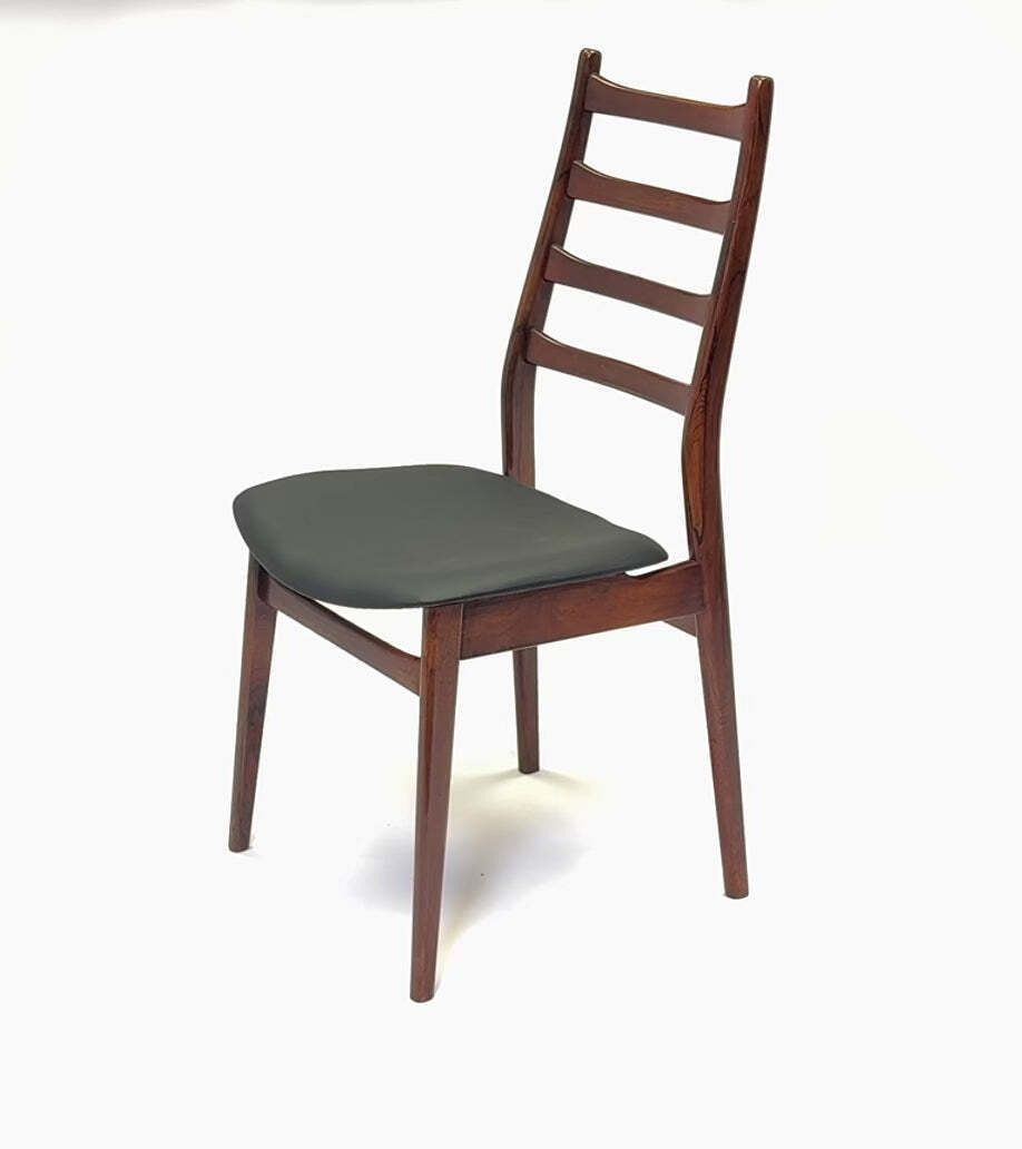 Set Of Six Mid Century Rosewood Dining Chairs By Casala photo for sale