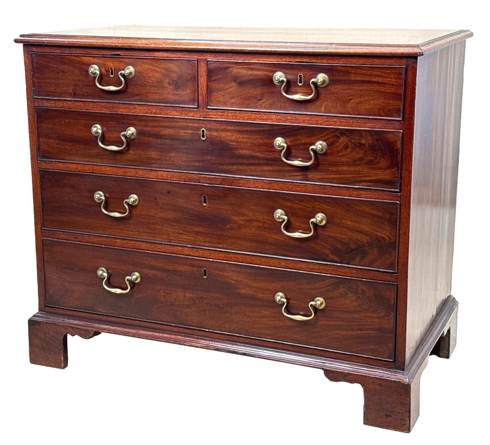 18th Century Chippendale Period Mahogany Chest Of Drawers (England, Circa 1760)