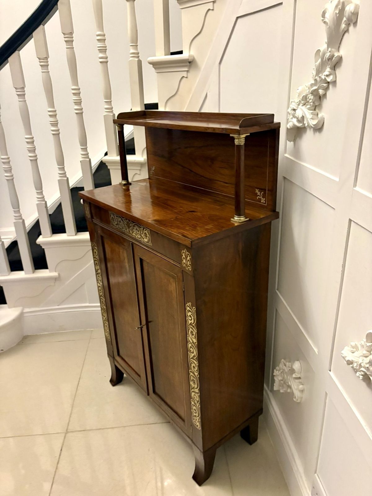 Magnificent Quality Antique 19th Century Mahogany Chiffonier photo vintage