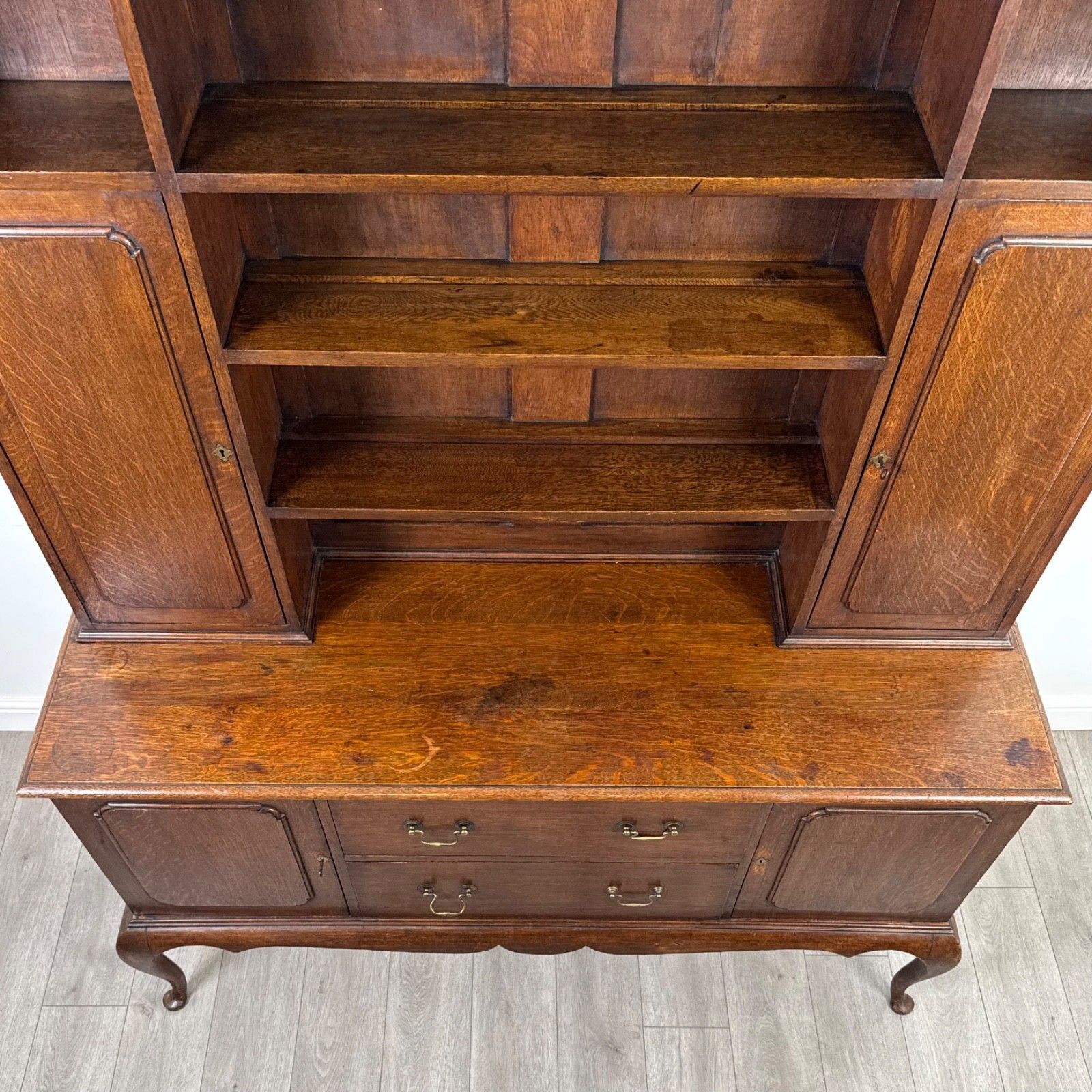 Furniture Antique 20th Century Good Quality Dresser In Oak photo