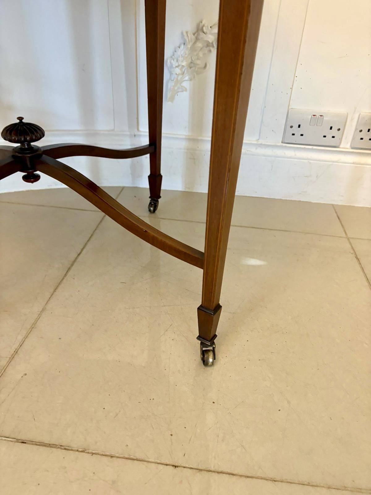 Antique Early 20th Century Satinwood Inlaid Centre Table photo 1485.0