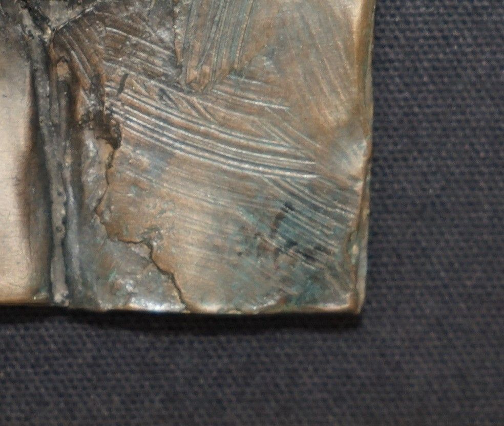 photo vinterior Stunning Circa 2000 Bill Mack Careless Bronze Plaster 3d Picture Of Two Lovers