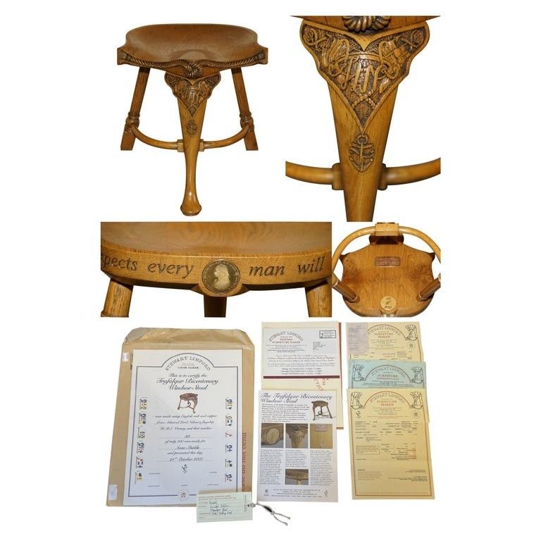 33/200 Stewart Linford Admiral Nelson Trafalgar Bicentenary H.M.S Victory Stool