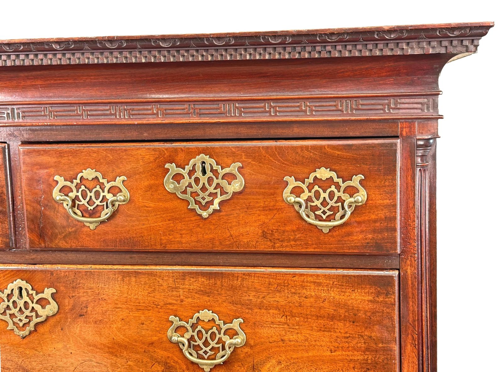 Fine 18th Century Chippendale Mahogany Tallboy (England, Circa 1765) photo 14000.0