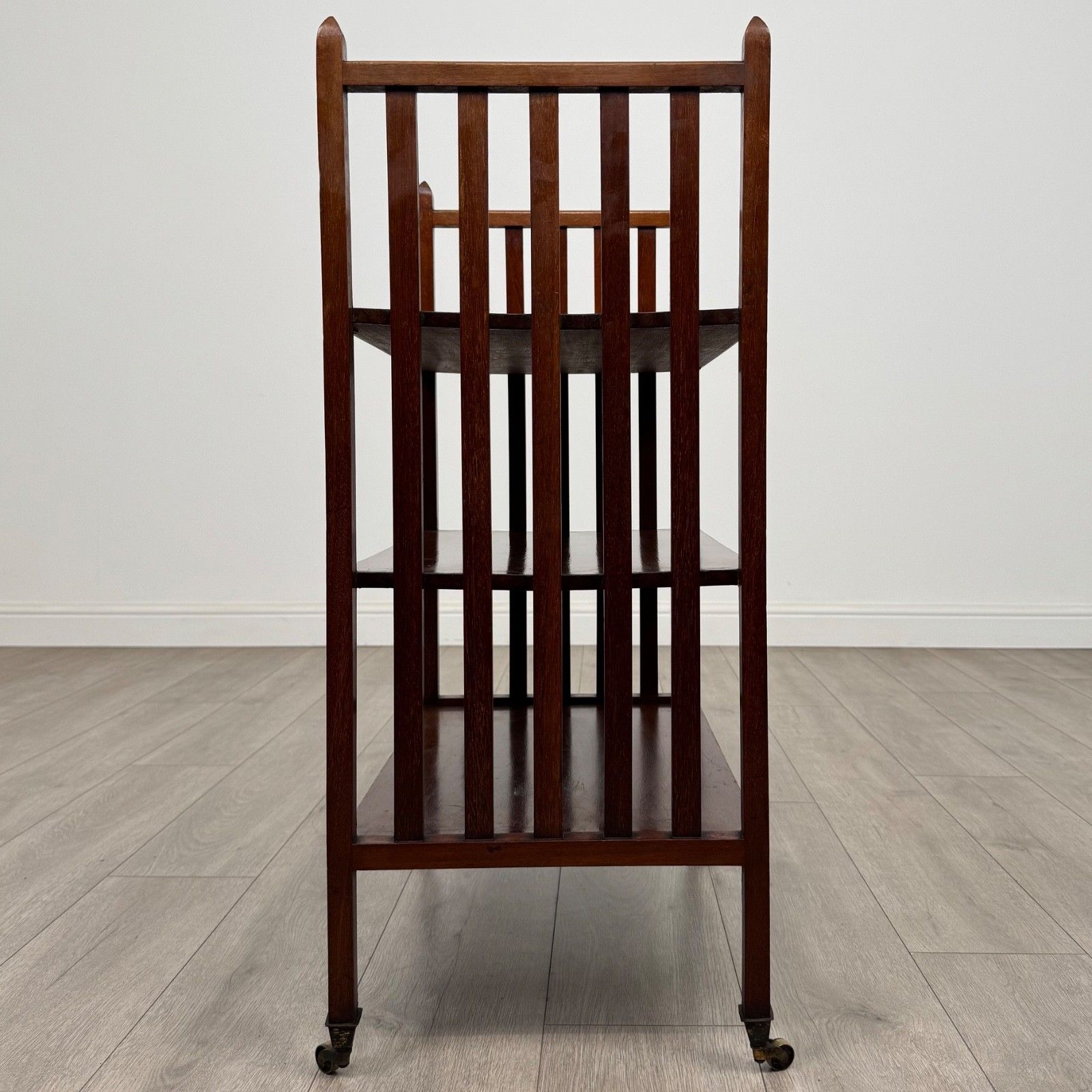 Antique 20th Century Mahogany Bookcase With Unique Design photo furniture