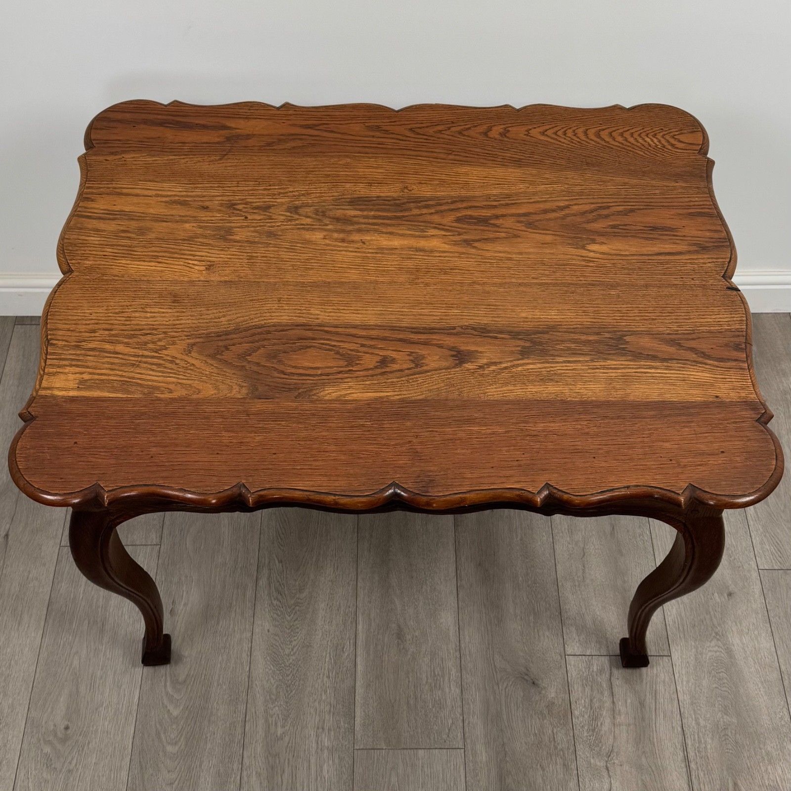 photo furniture Antique 20th Century Deep French Writing Table In Oak