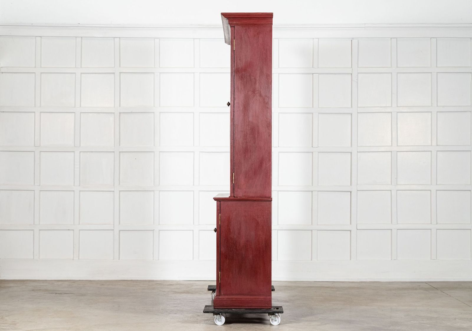 Large 19thc English Pine Glazed Dresser/Bookcase photo buy