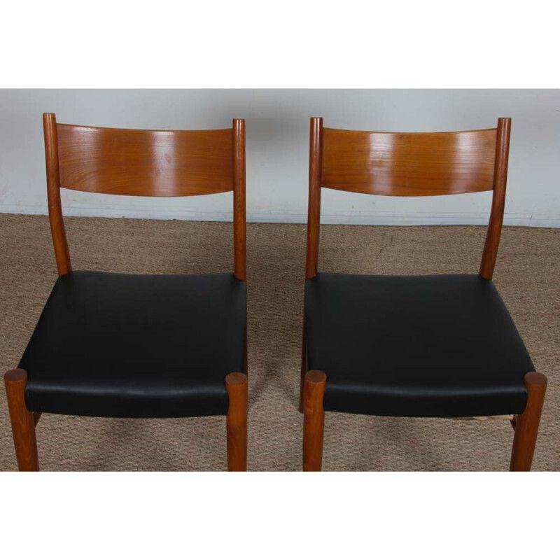 Suite Of 6 Chairs Published By Consorzio Sedie Friuli, 1960 photo 1421.0