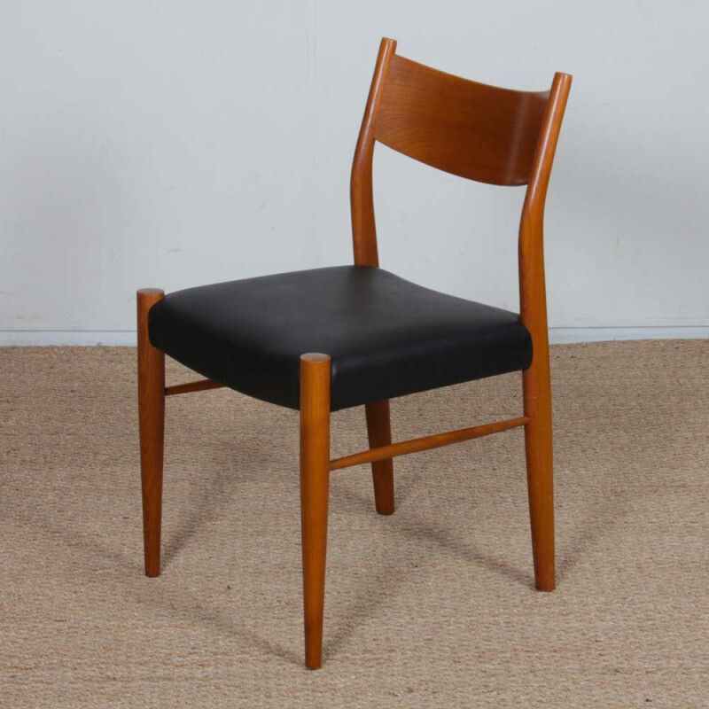 Suite Of 6 Chairs Published By Consorzio Sedie Friuli, 1960 photo vinterior