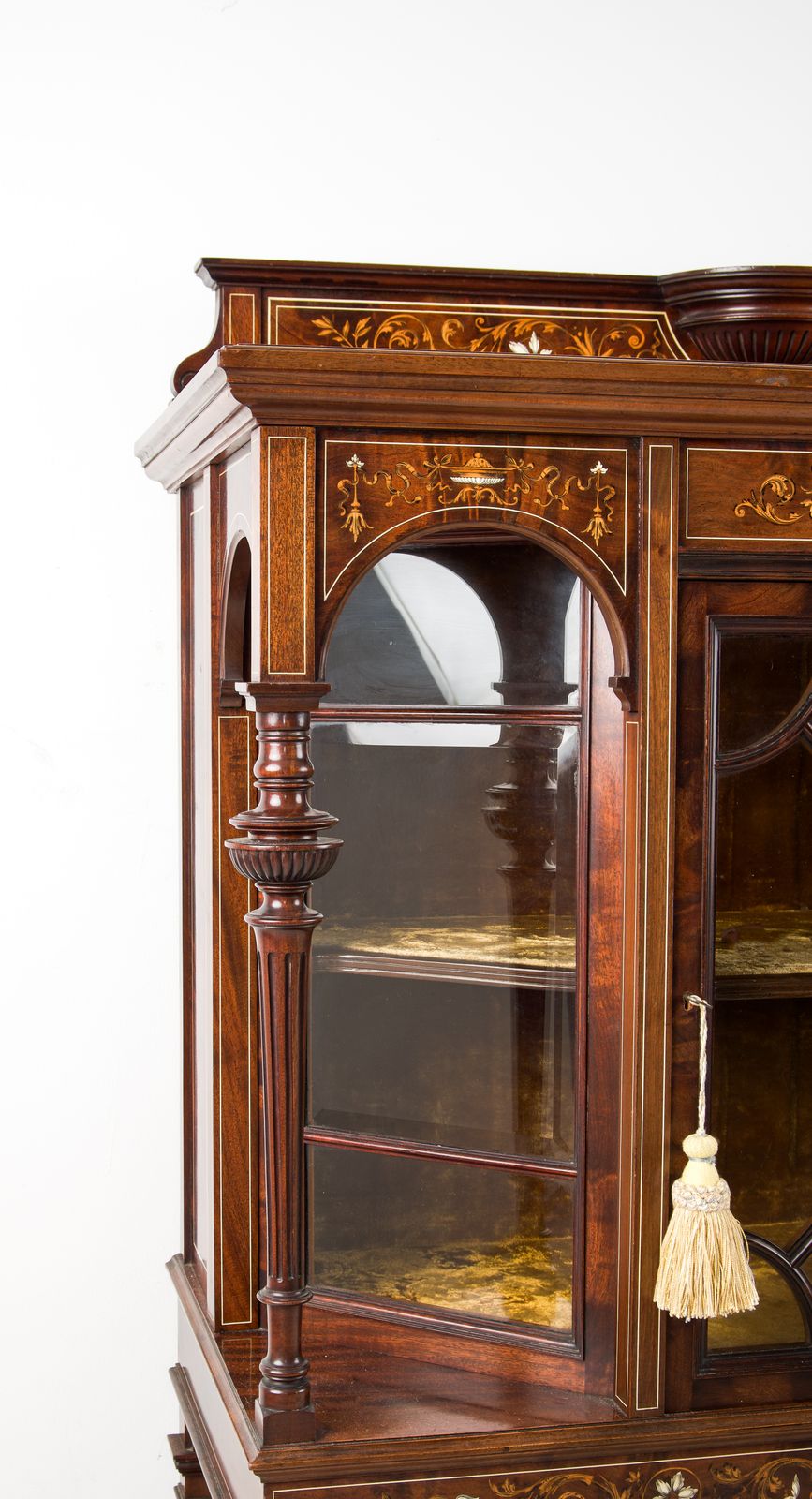 19th Century Victorian Inlaid Side Cabinet, In The Manner Of Edwards & Roberts photo 2650.0