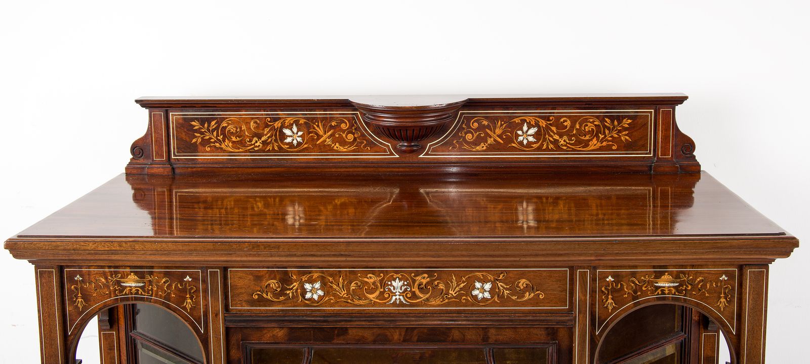 19th Century Victorian Inlaid Side Cabinet, In The Manner Of Edwards & Roberts photo buy