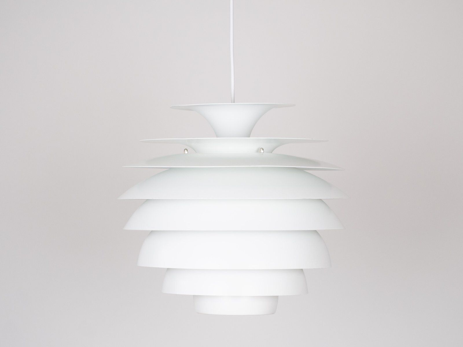 Vintage Pendant Lamp By Bent Karlby For Lyfa, Denmark, 1970s
