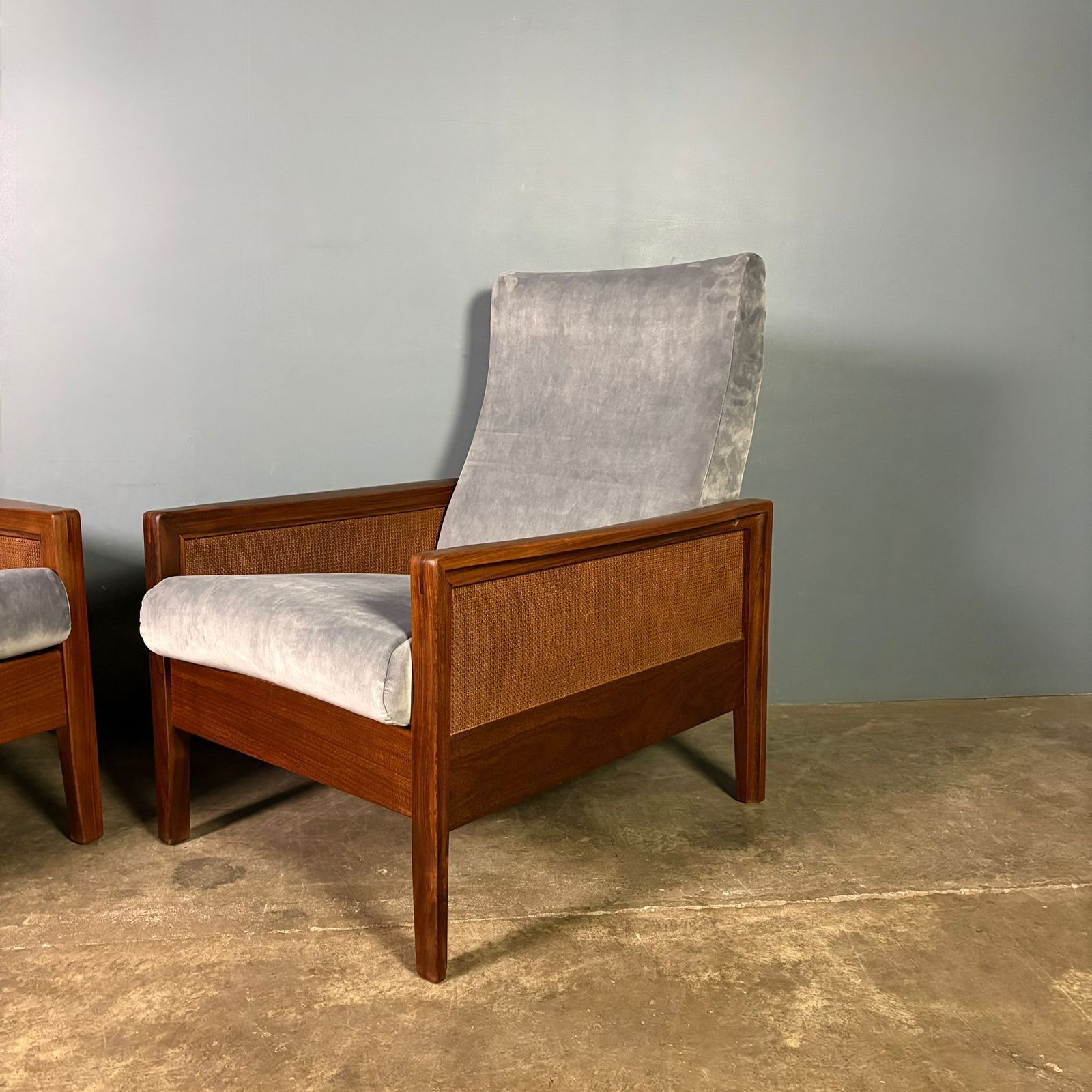Guy Rogers Teak Lounge Chair Mid Century Retro Mcm photo for sale