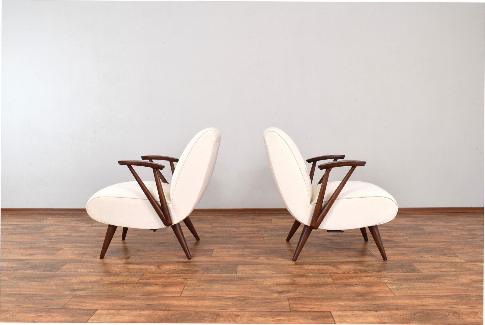 Mid Century Modular Polish Armchairs, 1960s, Set Of 2 photo for sale