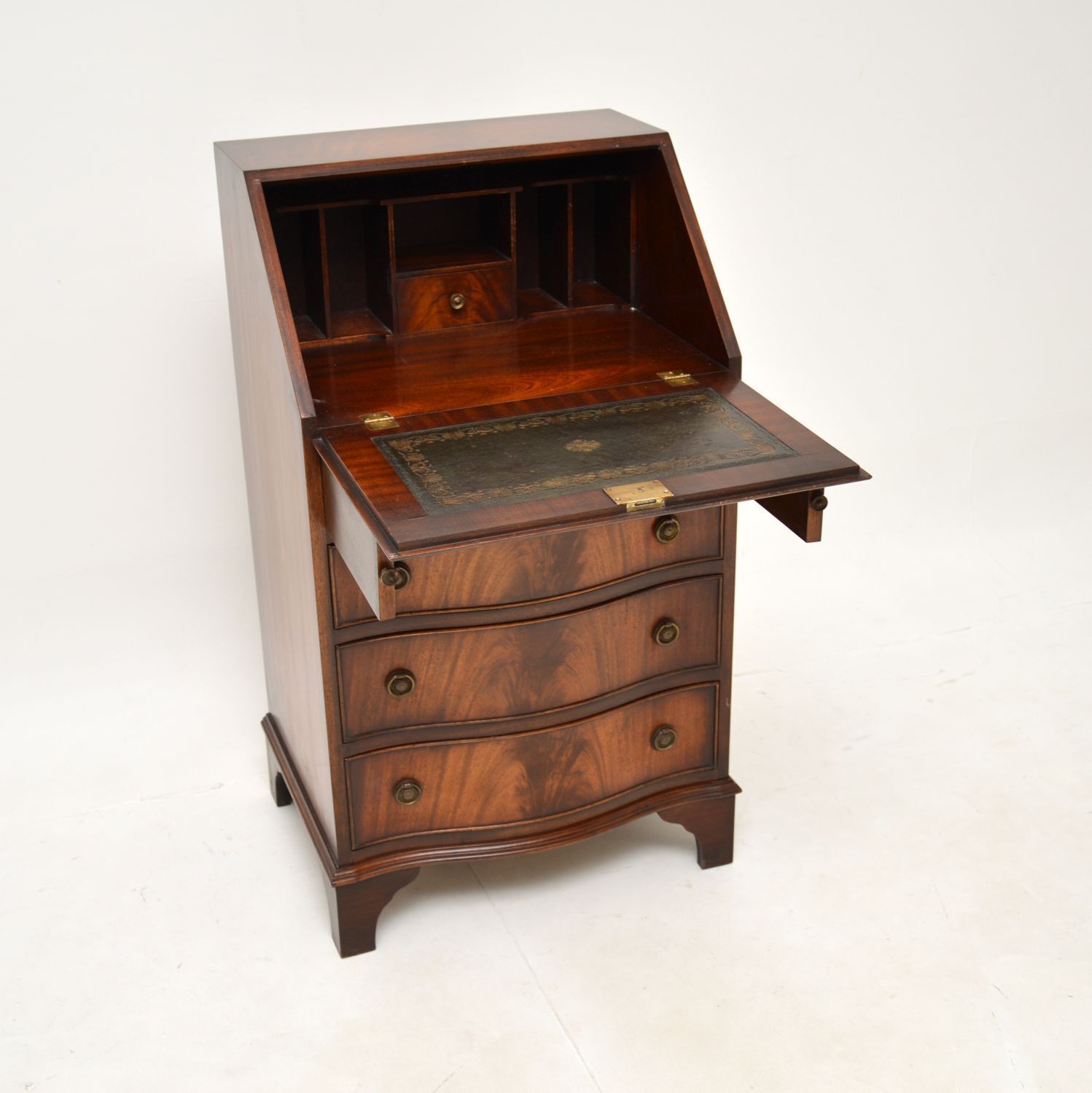 Antique Georgian Style Mahogany Writing Bureau photo furniture