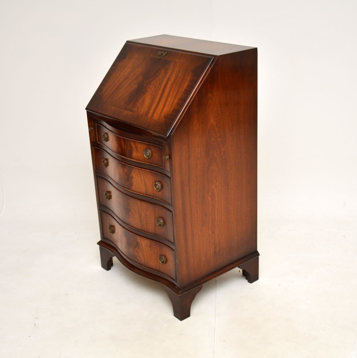 Antique Georgian Style Mahogany Writing Bureau photo buy