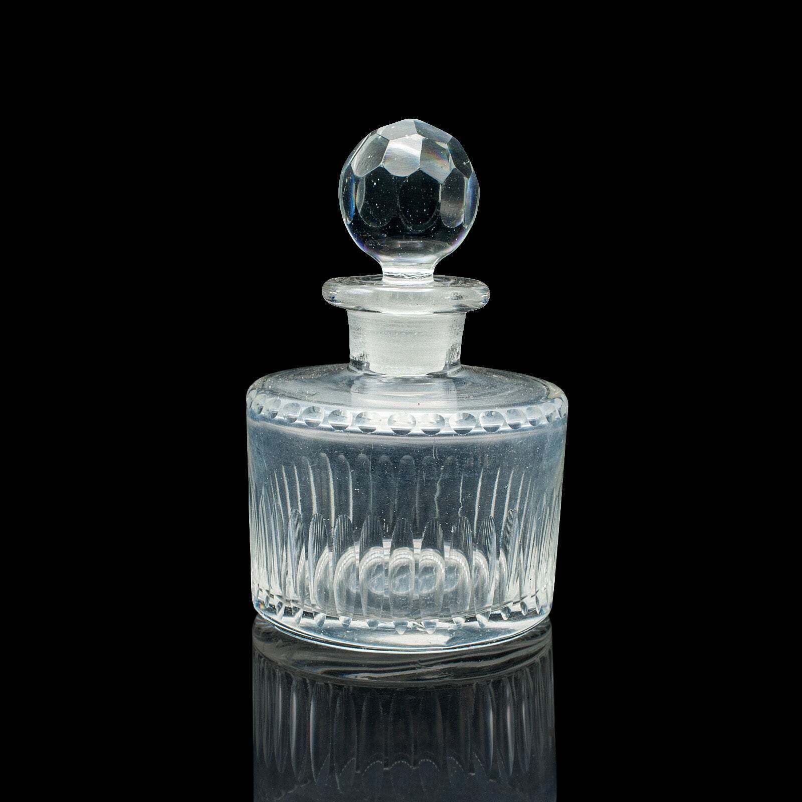 Antique Perfume Bottle, English, Glass Scent Dispenser, Early Victorian, C.1850 photo 302.0