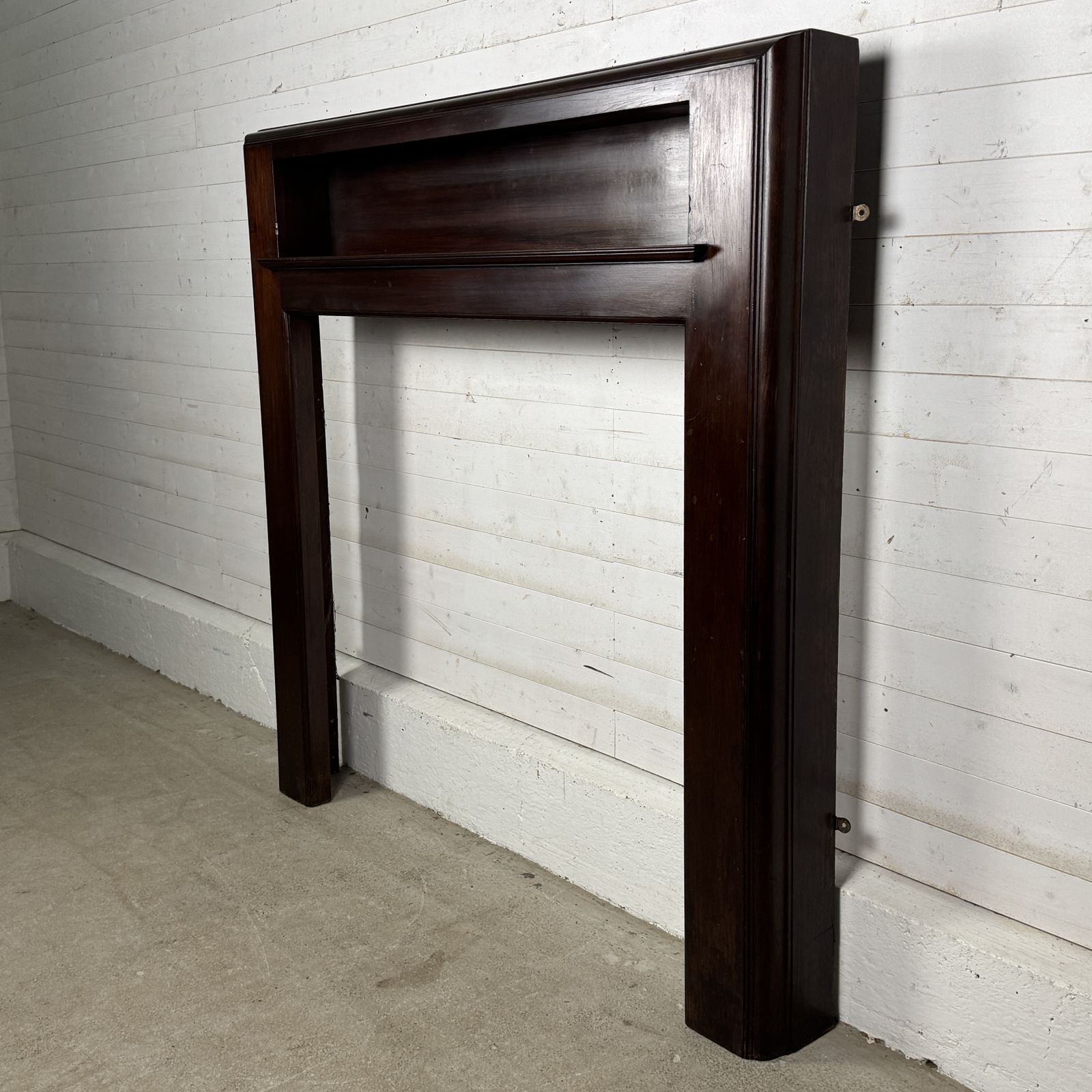 Reclaimed 1930’s Deco Mahogany Fire Surround photo furniture