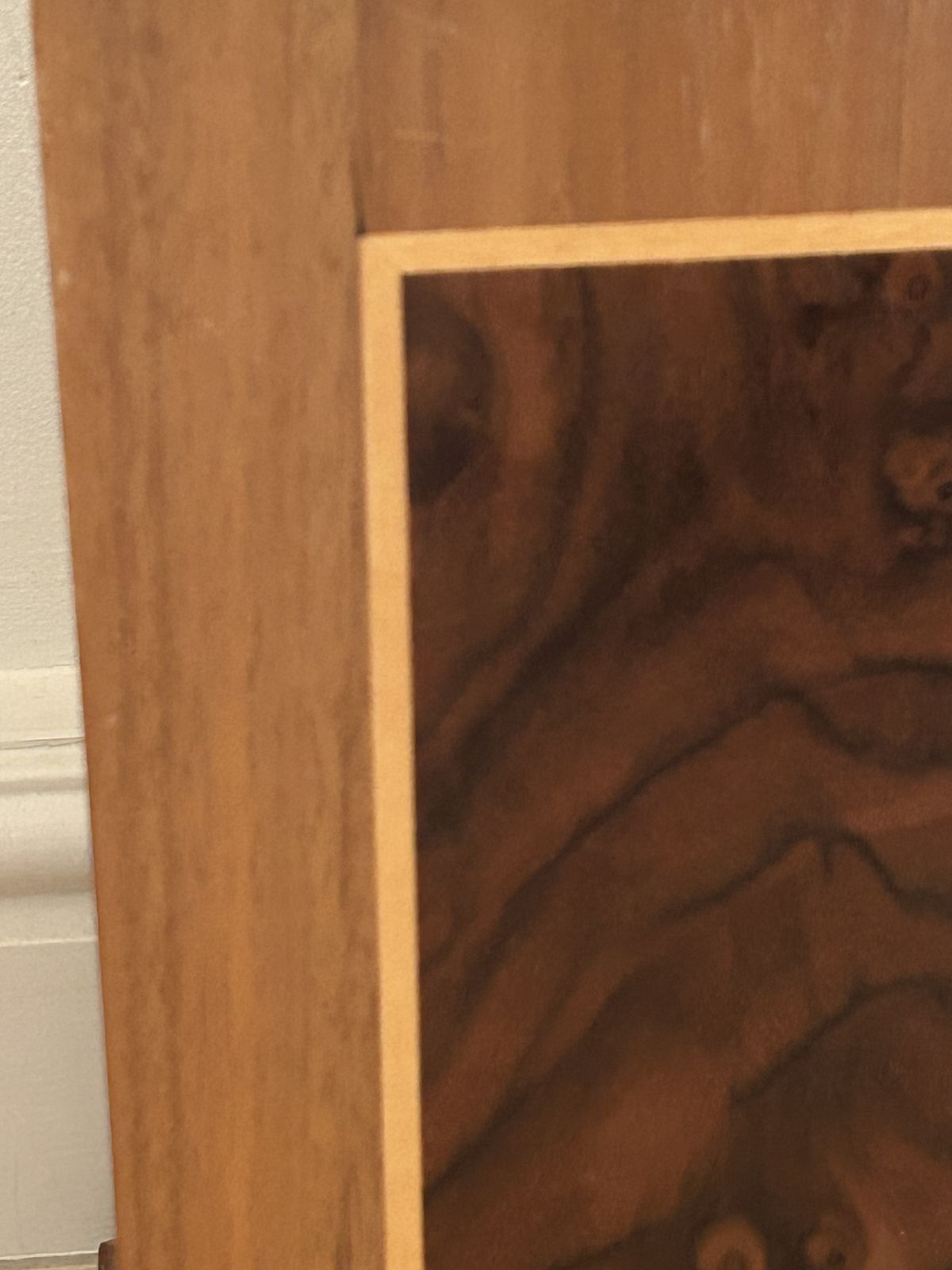 David Linley Alfred Dunhill Waste Paper Bin Burr Walnut , Oak Satinwood Handmade photo for sale