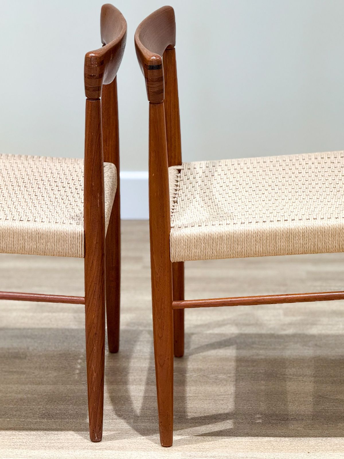 Set Of Six Bramin Chairs In Paper Cord (By Henry Walter Klien) photo vinterior