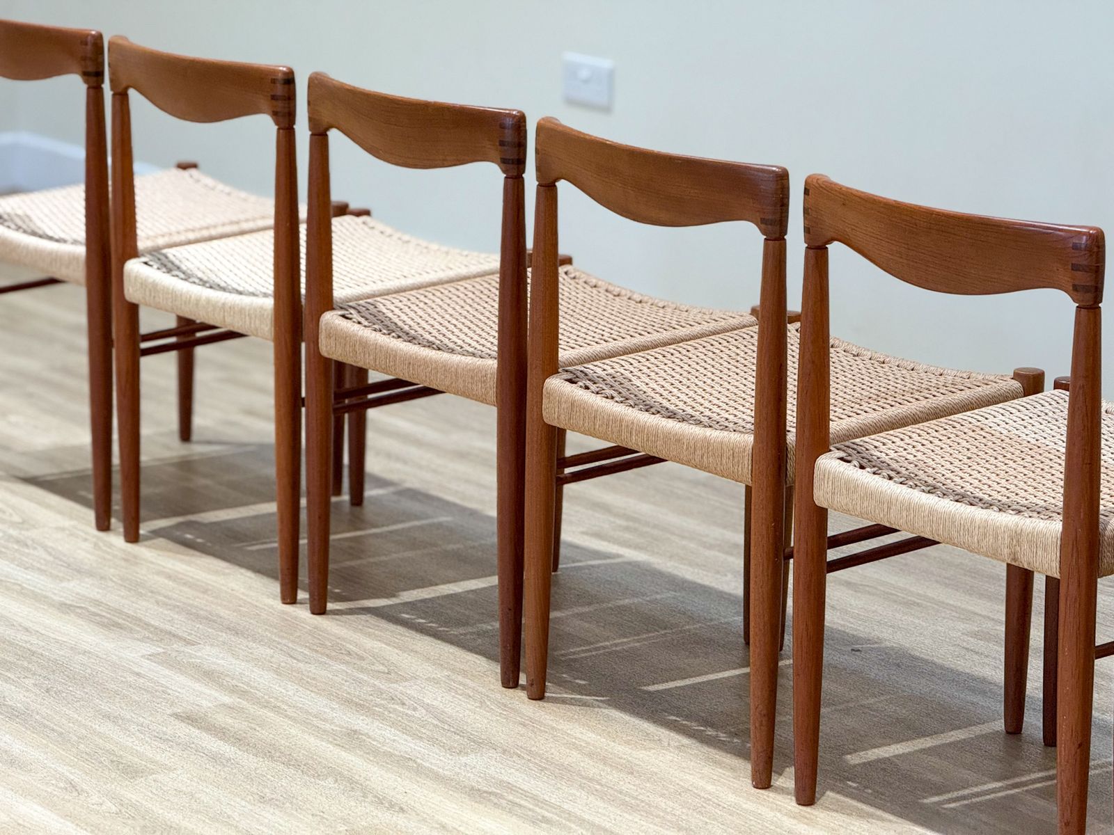 Set Of Six Bramin Chairs In Paper Cord (By Henry Walter Klien) photo buy