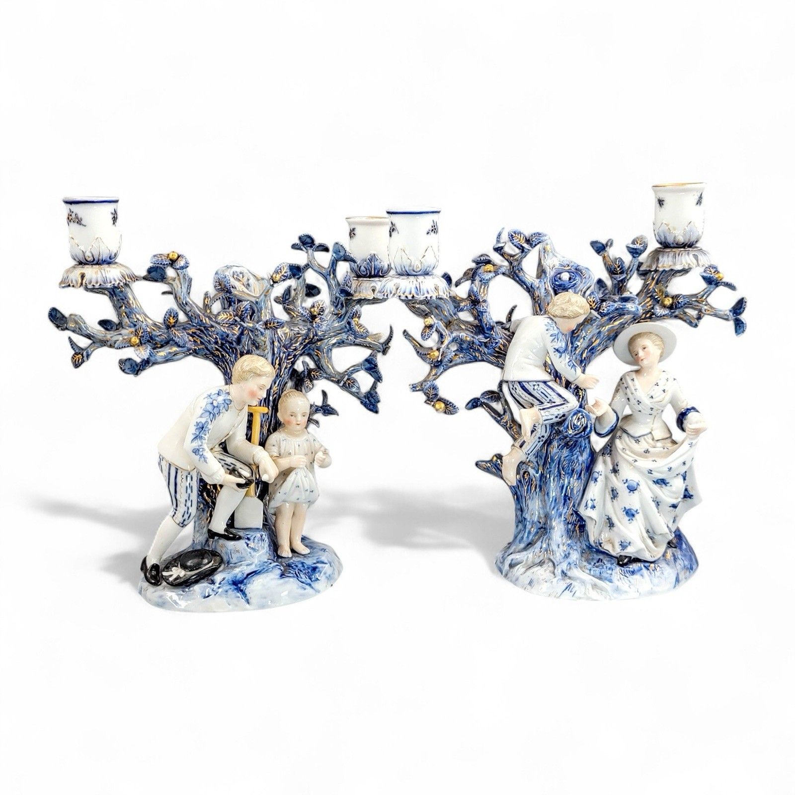 Ernst Bohne & Söhne, Rudolstadt — Pair Of Figural Candelabra, C. 1878 photo Home Decor