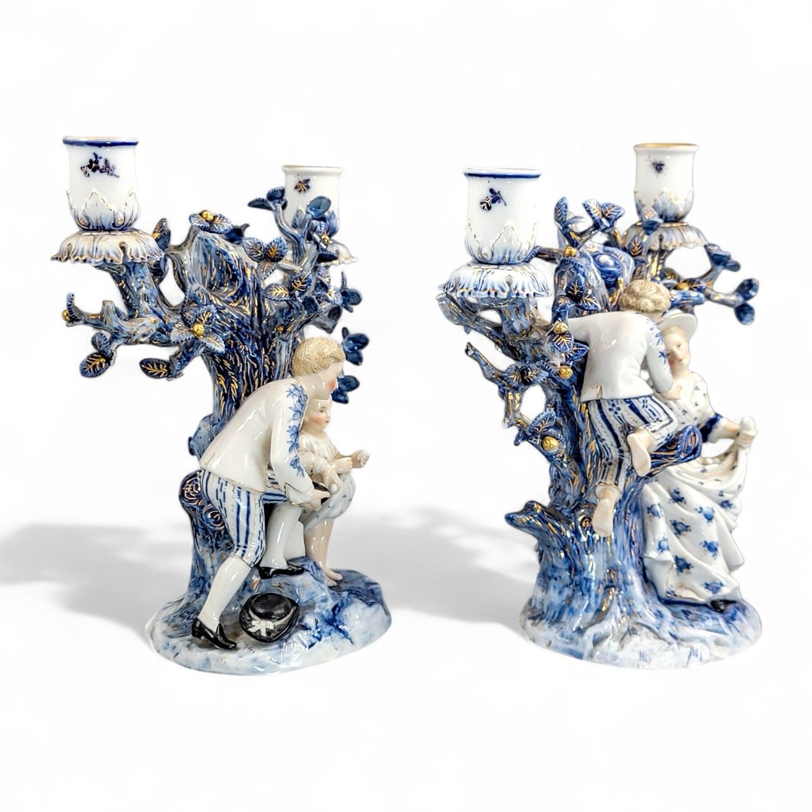 Ernst Bohne & Söhne, Rudolstadt — Pair Of Figural Candelabra, C. 1878 photo 1400.0