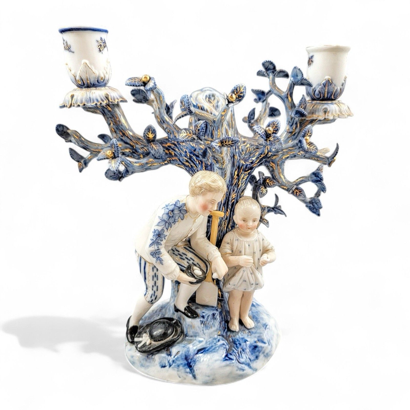 photo furniture Ernst Bohne & Söhne, Rudolstadt — Pair Of Figural Candelabra, C. 1878