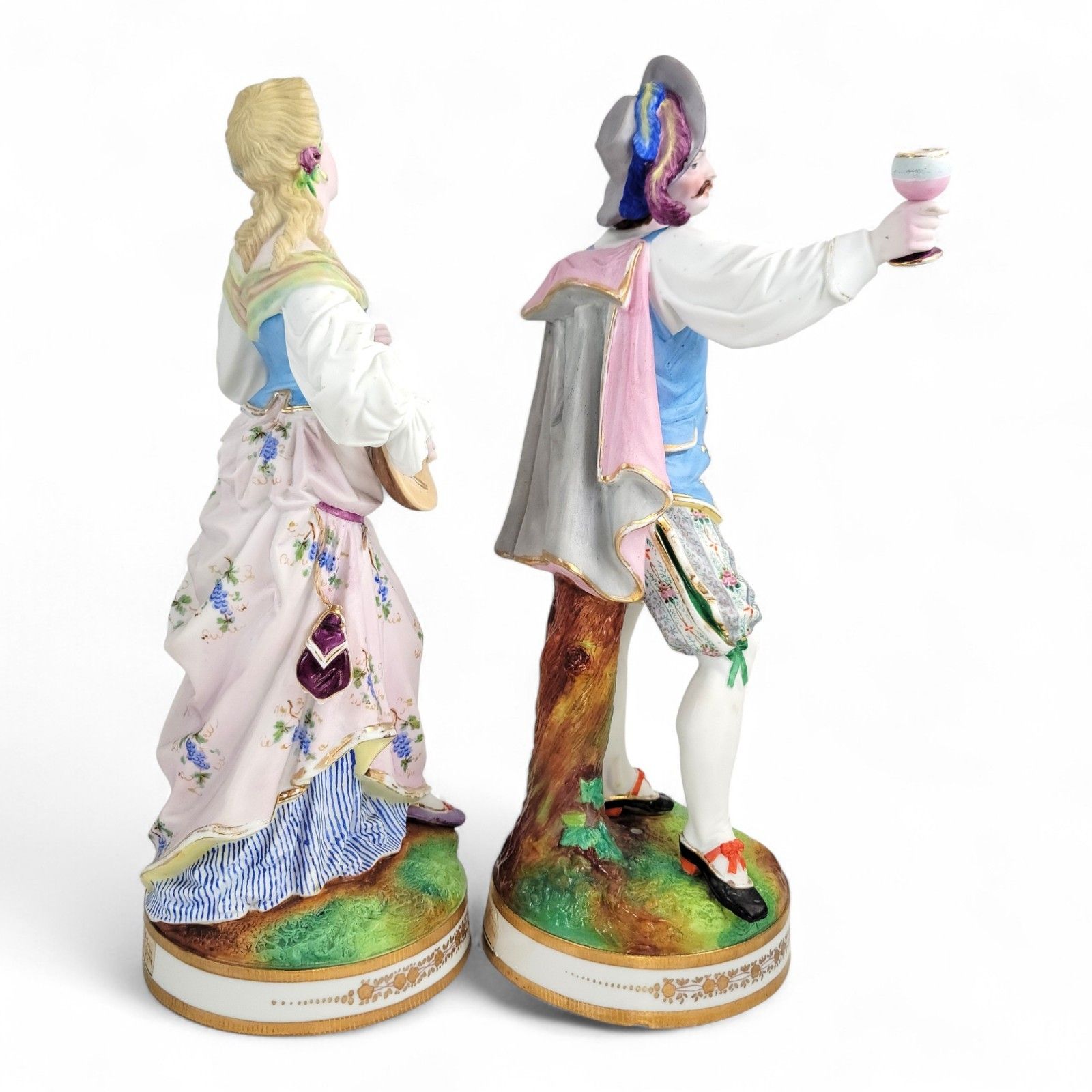 Pair Of Large French Porcelain Figures, Vion Et Baury Style, Paris C. 1870 photo 1500.0