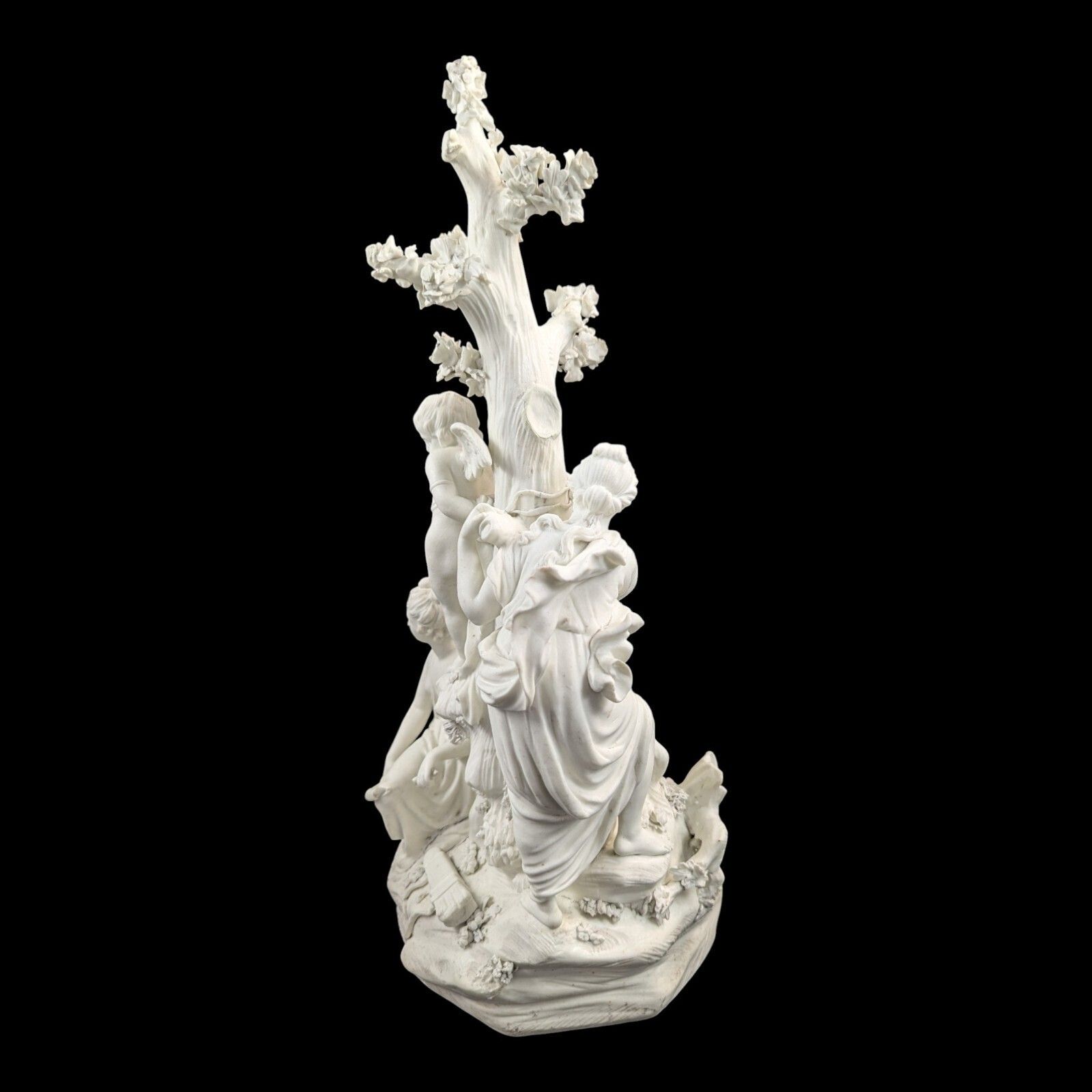Antique Georgian Derby Parian Biscuit ‘Three Graces & Cupid’ C.1775–85 — Rare photo for sale