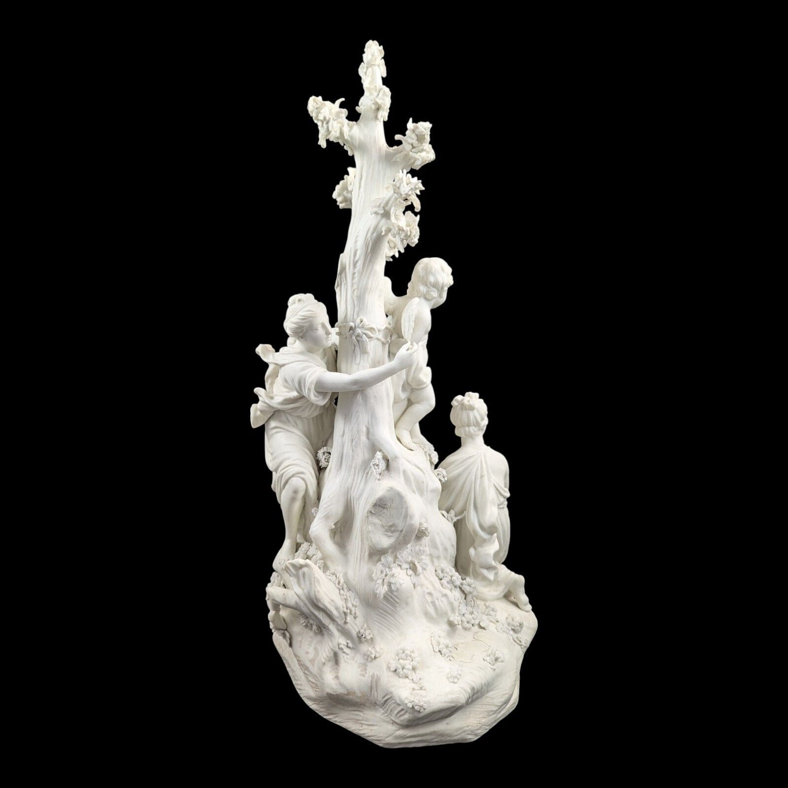 Antique Georgian Derby Parian Biscuit ‘Three Graces & Cupid’ C.1775–85 — Rare photo 2200.0