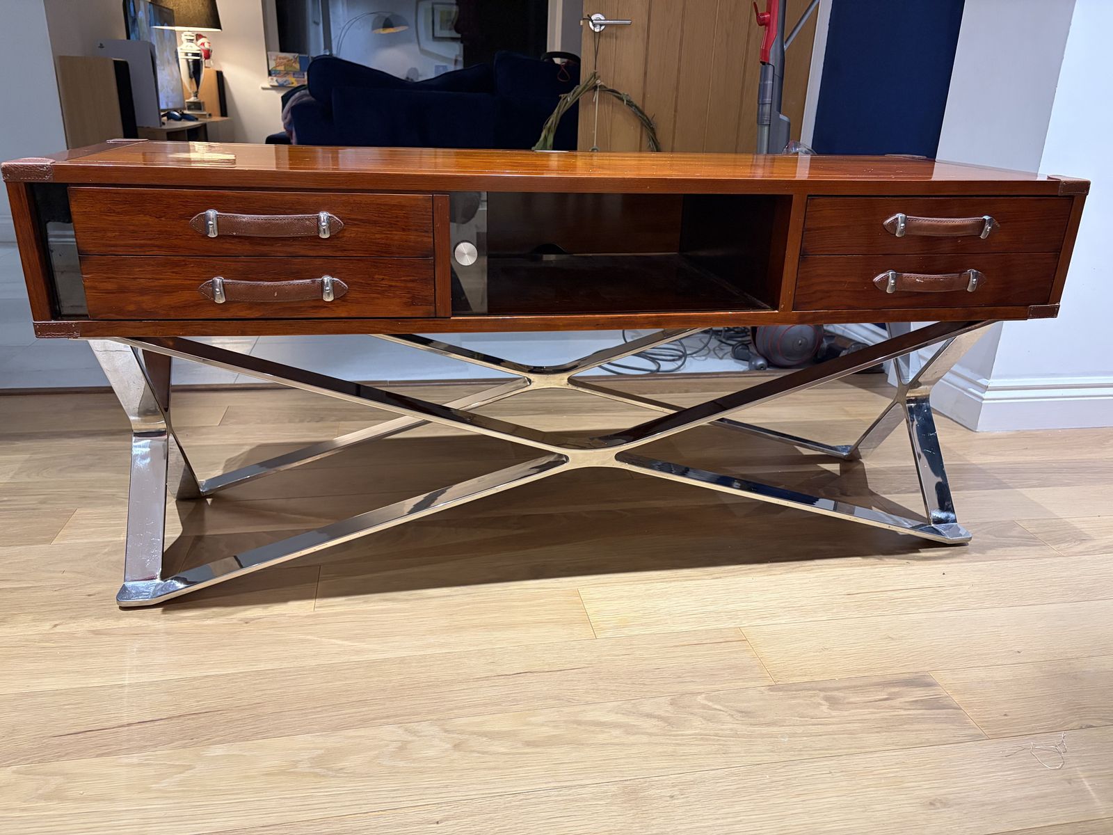 Star Bay Rockefeller Media Unit | Rosewood & Leather | Explorer Campaign Furniture photo Furniture