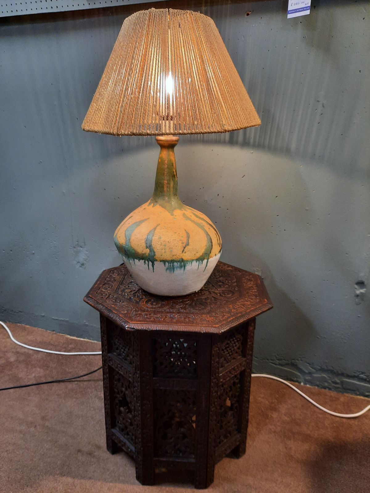 1970s Large Studio Pottery Lamp By Gill Bott Professionally Rewired And Pat Tested photo furniture