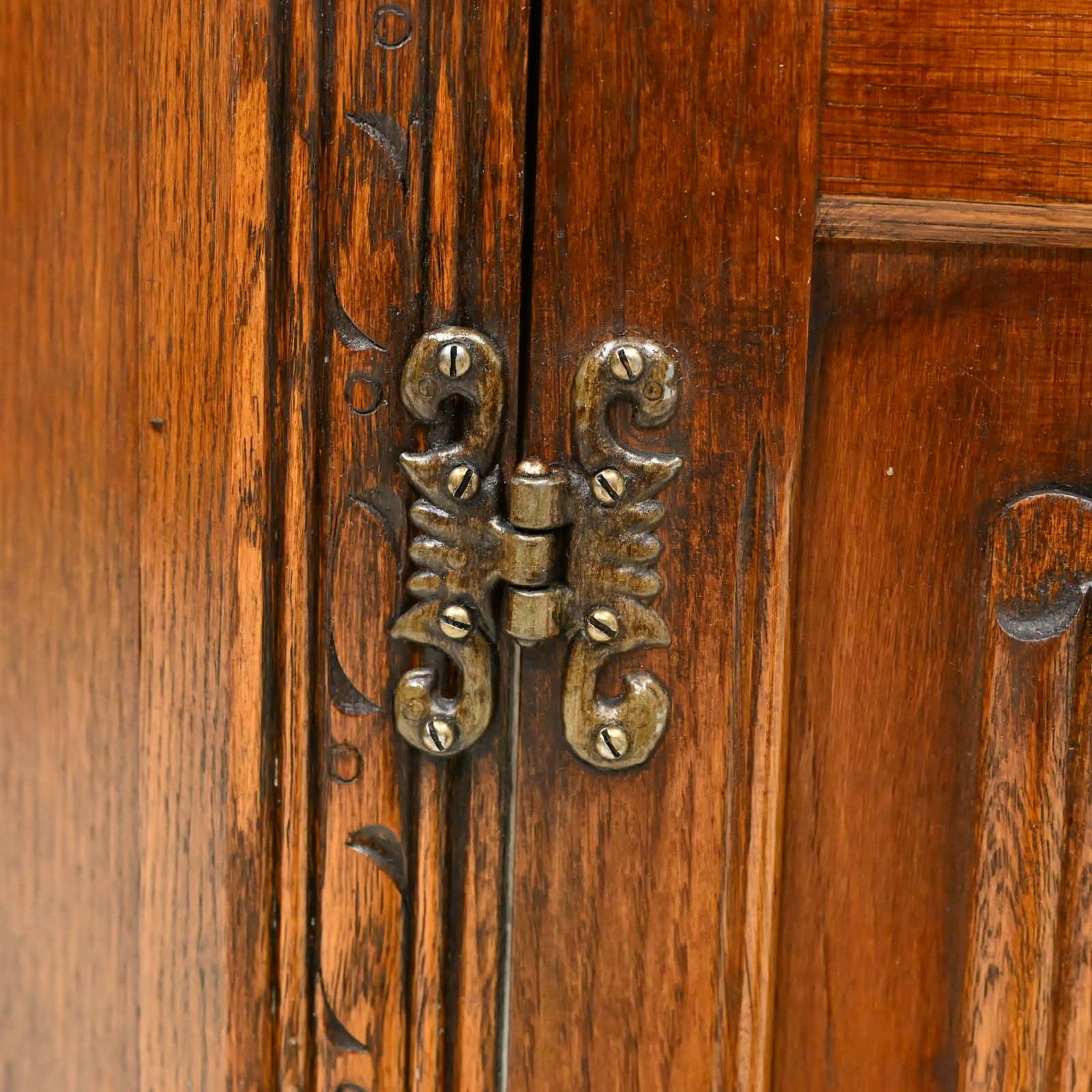 Furniture Old Charm Corner Return Cabinet Elizabethan Range Tudor Brown Free Uk Delivery* photo