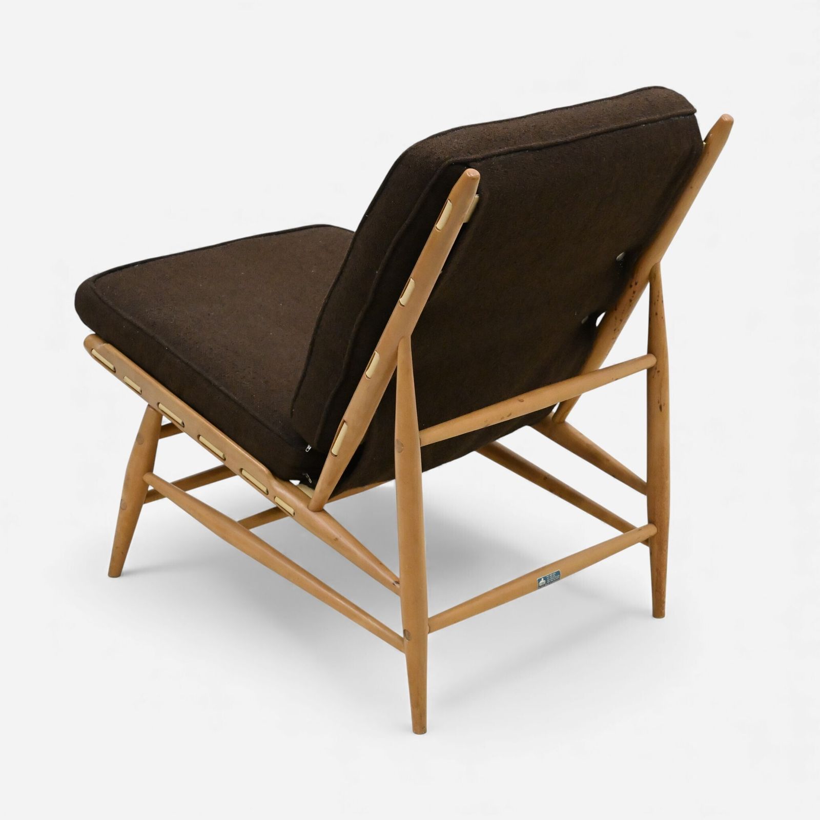 Ercol 1950s 60s Easy Chair Model 427 Light Finish New Webbing Free Uk Delivery photo 557.0