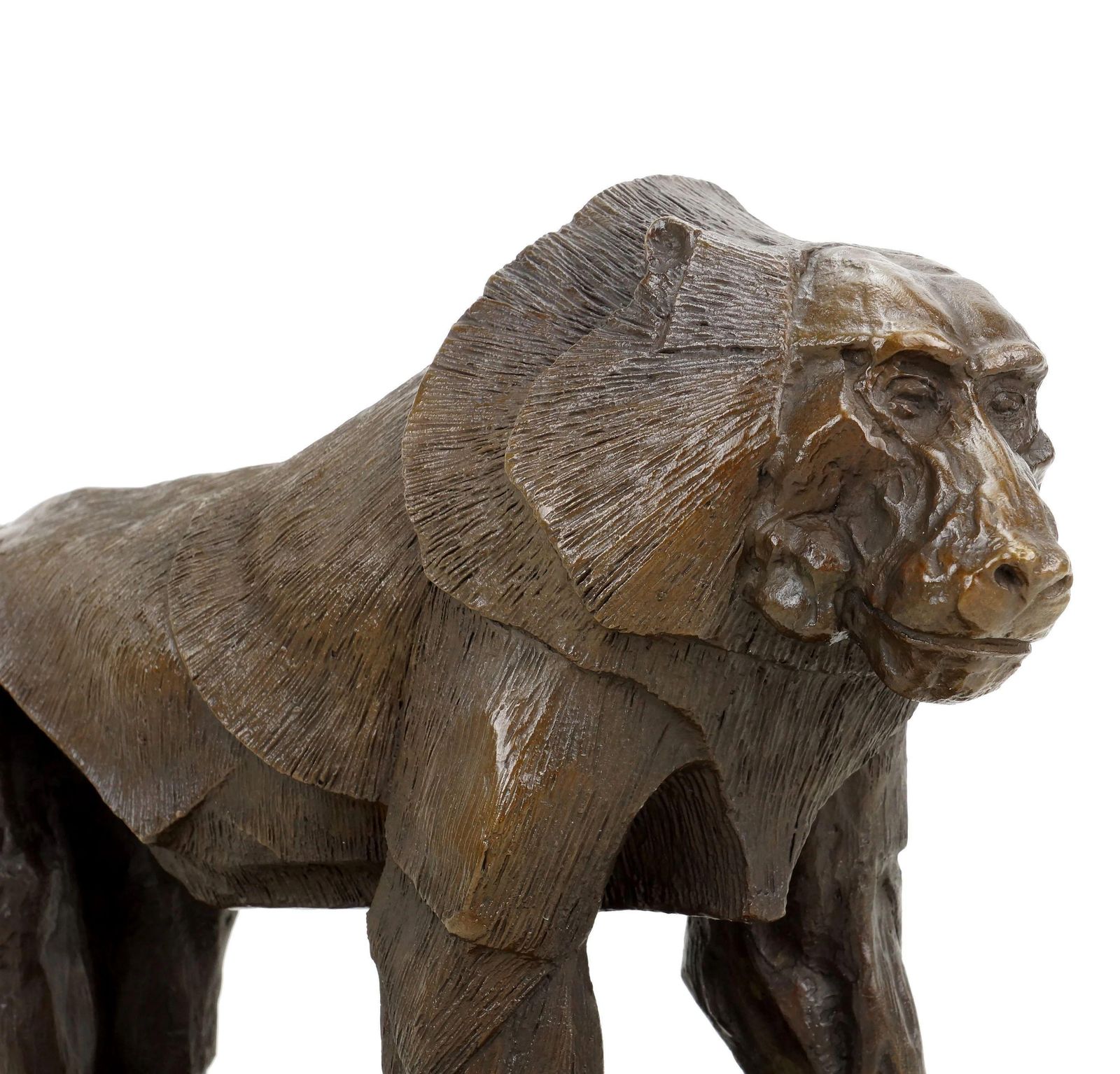 Sculpture Of A Large Ape In The Style Of Rembrandt Bugatti. Bronze Sculpture. photo 3766.71